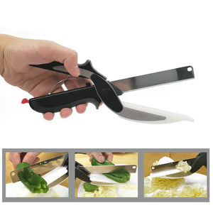 Clever cutter 2 in 1 Kitchen knife & Cutting Board